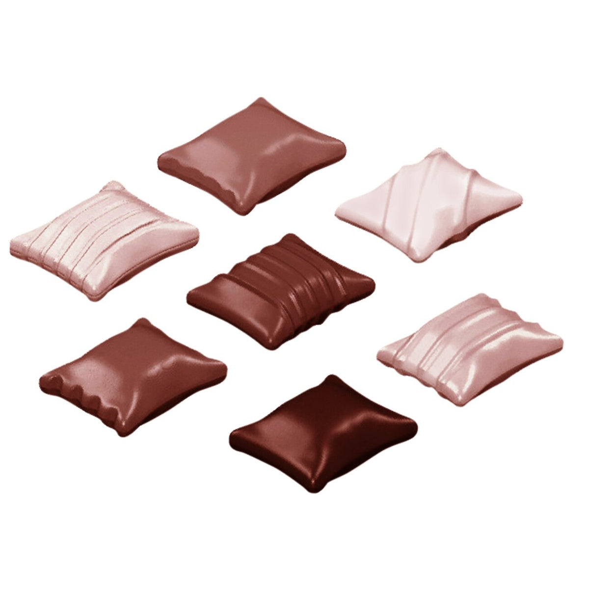 Schneider Çikolata Kalıbı - İtalyan Ravioli 6'lı, 275 x 135 x 24 mm