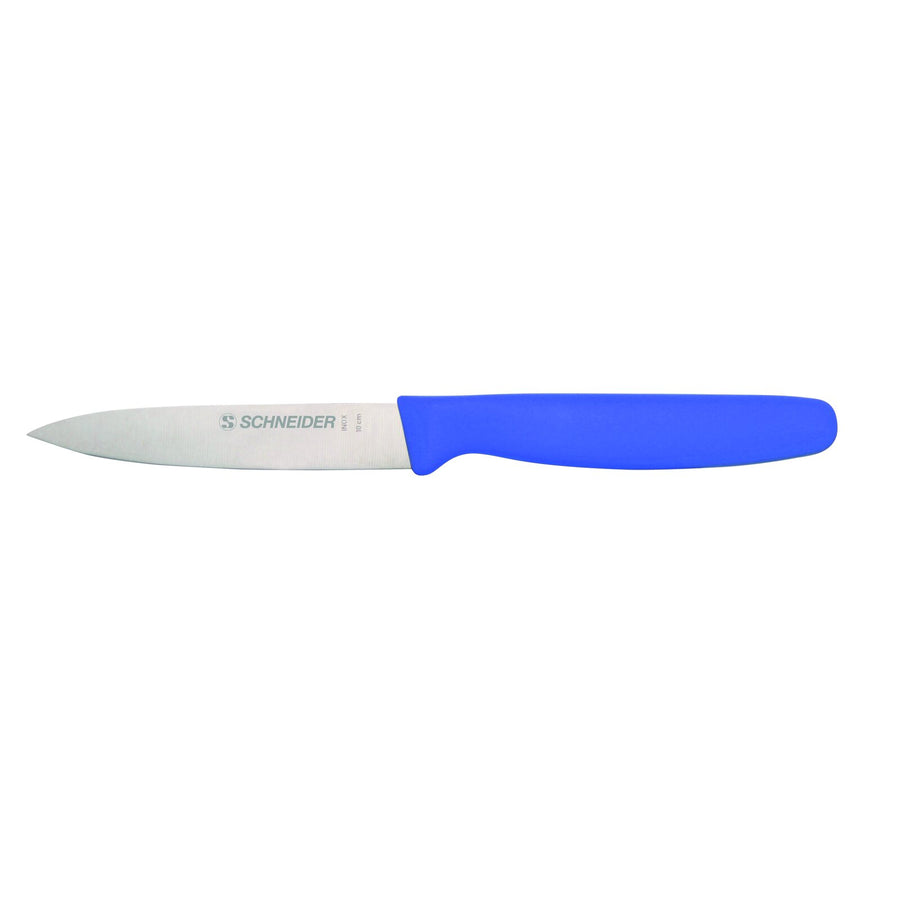 Schneider Gemüsemesser, 10 cm Griff blau