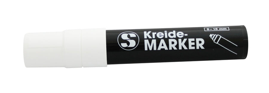 Schneider Kreidestift 15mm, Farbe weiß, Schreibdicke: 5-15mm