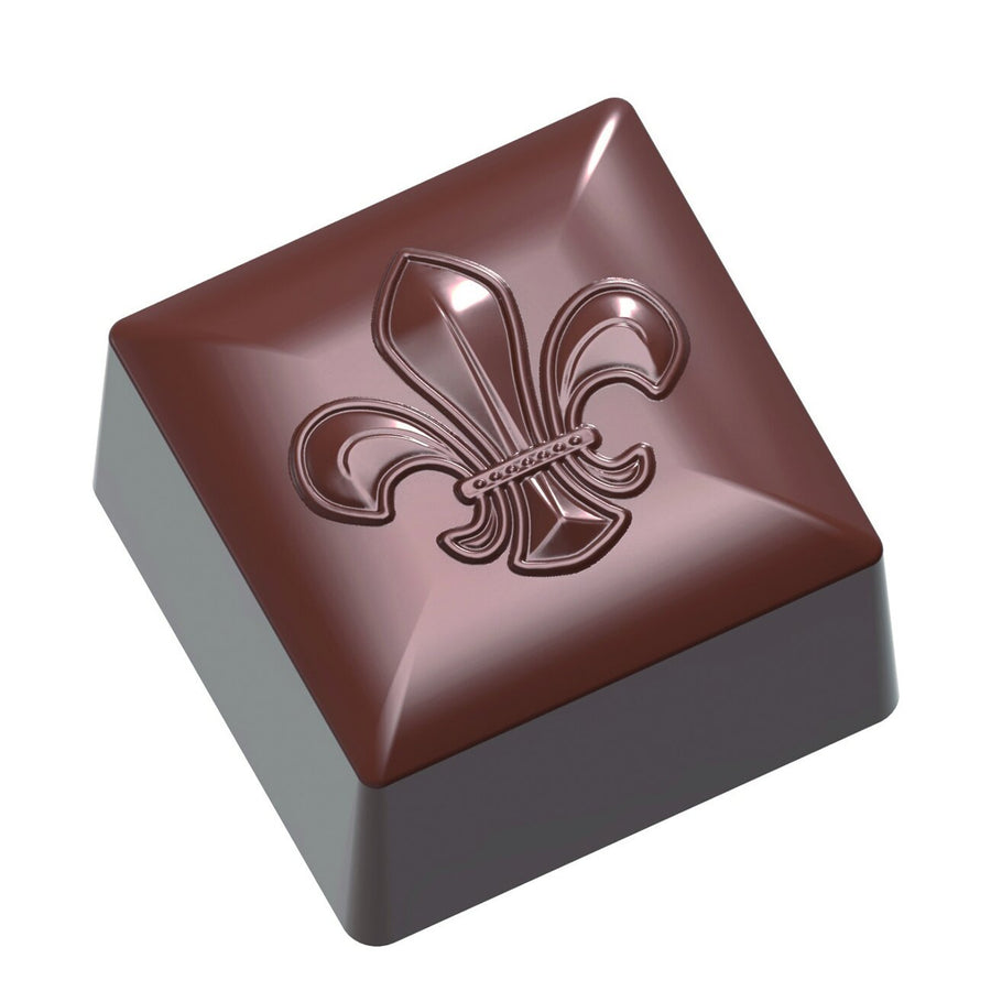 Schneider Çikolata Kalıbı - kare Fleur de Lys, 275 x 135 x 24 mm