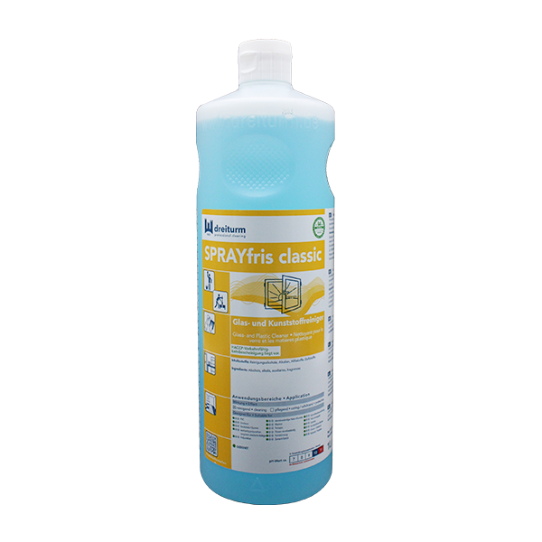 Sprayfris Glas- + Kunststoffreiniger 1L