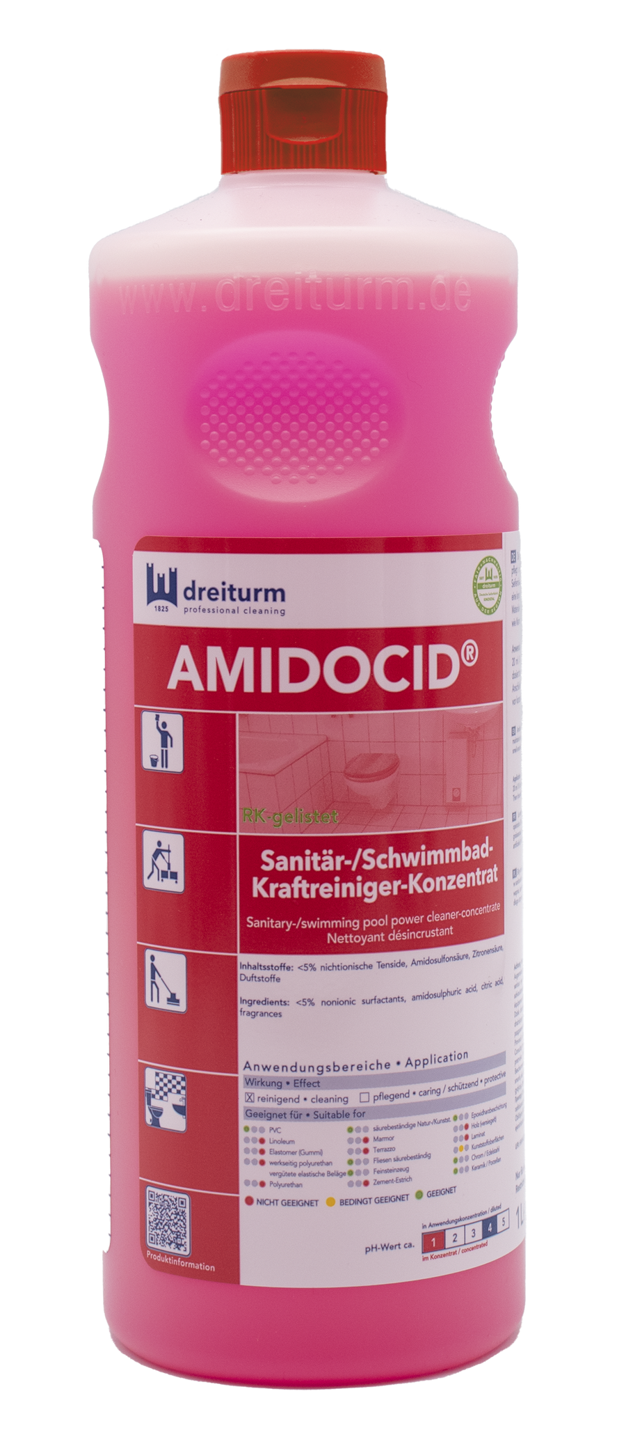 DREITURM Amidocid Sanitärreiniger 1L