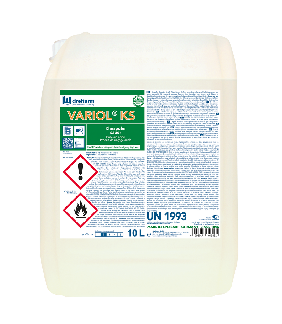 DREITURM Variol KS киселинен препарат за гланц 10л