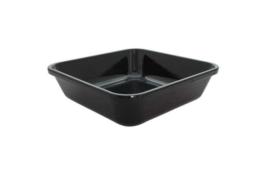 Schneider Auslagetablett und -Schalen, Melamin, schwarz, 280 x 280 x 76 mm, VE: