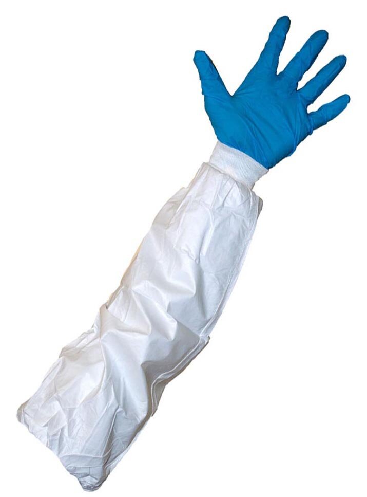 Chemsplash Ärmelschoner Typ PB[6-B] steril, mit Strickbündchen, 49,5 cm – 25 Paar