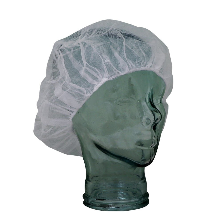 Bouffant-Haube aus PP-Vlies 12 g/m², handgefertigt, 53 cm – 200 Stück
