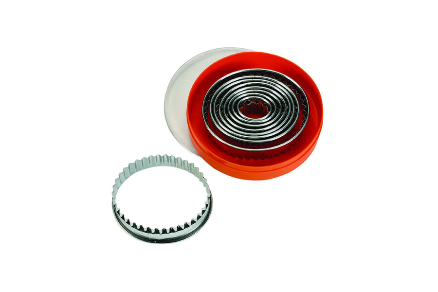 Schneider Ausstechersatz oval, gezackt 9-tlg., Edelstahl, Materialstärke: 0,4