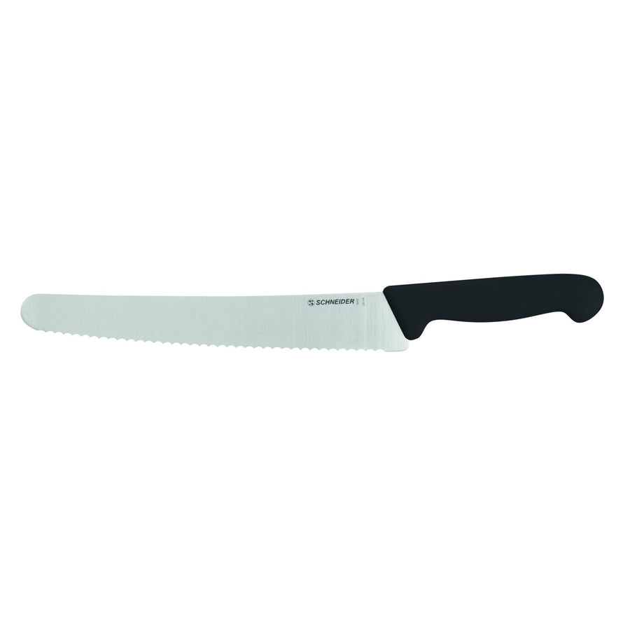 Schneider Universalmesser, Wellenschliff, schwarz, Klinge Länge: 25 cm