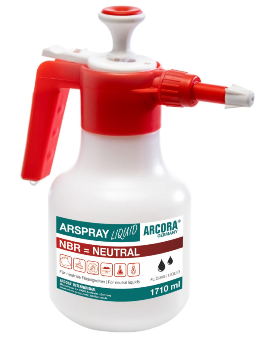 ARCORA ARSPRAY Delta-Tec 2 Sprühkännchen 1710 ml, Rot-Weiß, NBR – neutral