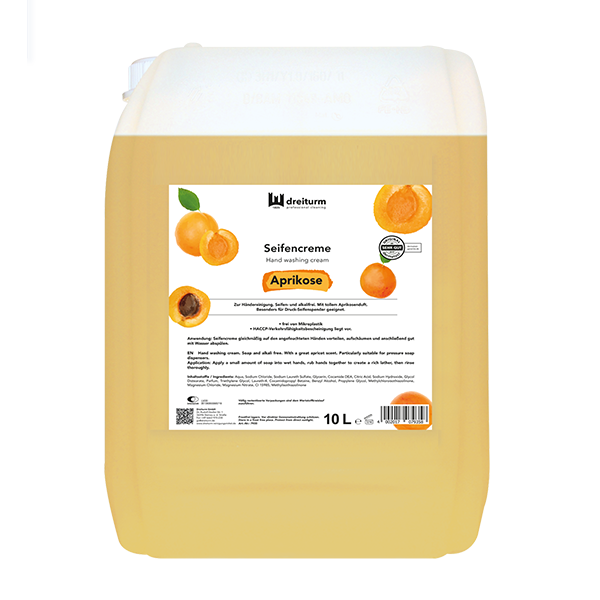 Seifencreme Aprikose 10L