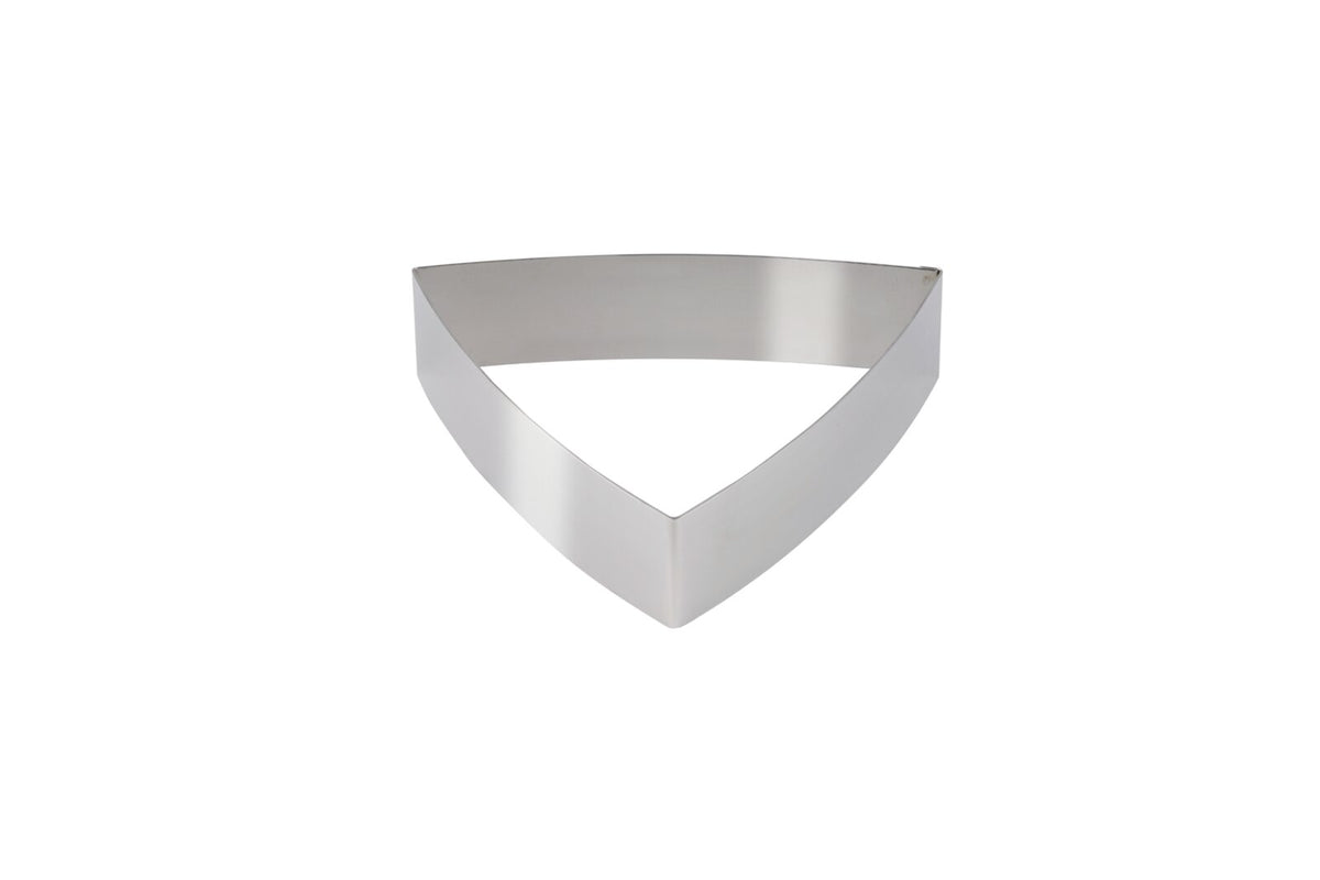 Schneider "Üçgen" kavisli tatlı/pasta çemberi 160 mm, yükseklik: 5 cm, paslanmaz çelik