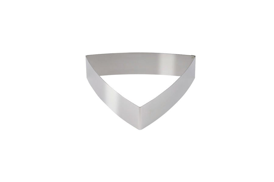Schneider Dessert-/Tortenring "Dreieck" gewölbt 160 mm, Höhe: 5 cm, Edelstahl