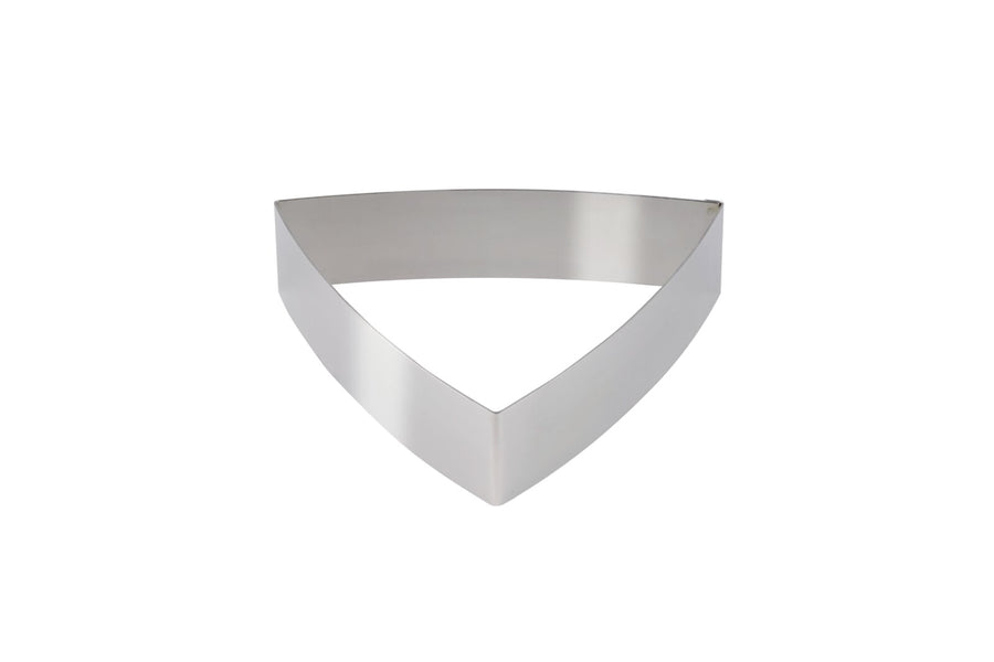 Schneider Dessert-/Tortenring "Dreieck" gewölbt 180 mm, Höhe: 5 cm, Edelstahl