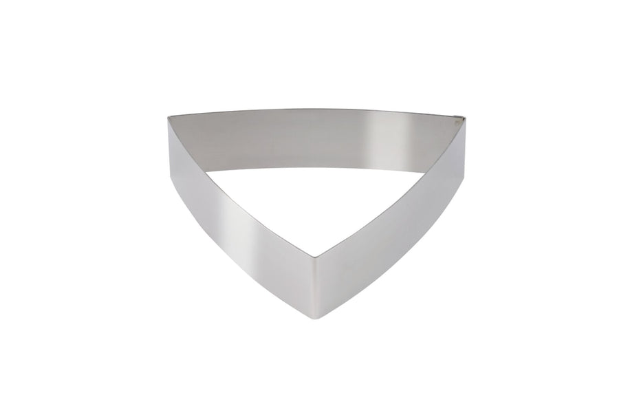 Schneider Dessert-/Tortenring "Dreieck" gewölbt, 200 mm, Höhe: 5 cm, Edelstahl