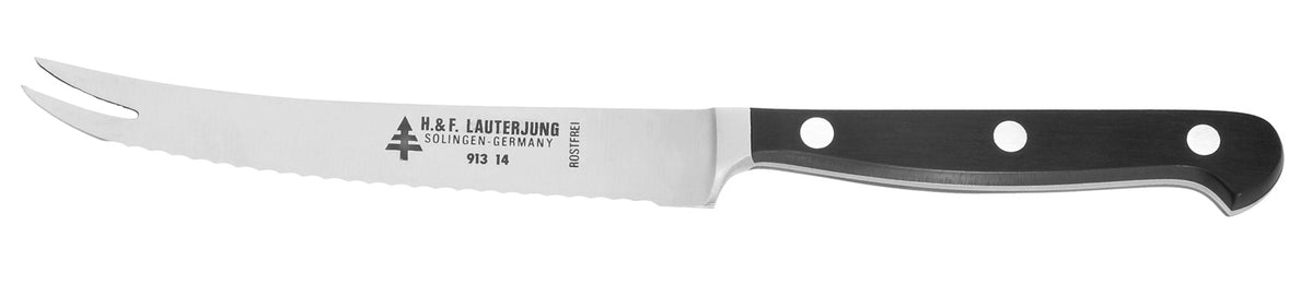 Tomaten- / Wurstmesser 6"=14cm 5" (12 cm) | Lauterjung Solingen