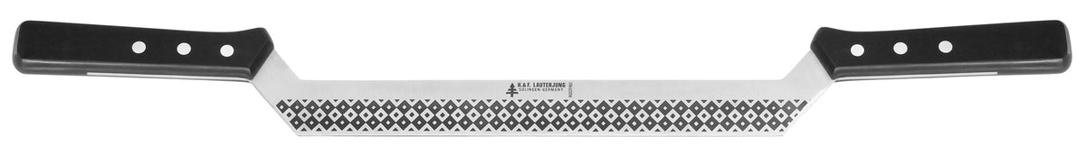 Käsemesser 2-Armig mit Gitterätzung 12" (31 cm) | Lauterjung Solingen