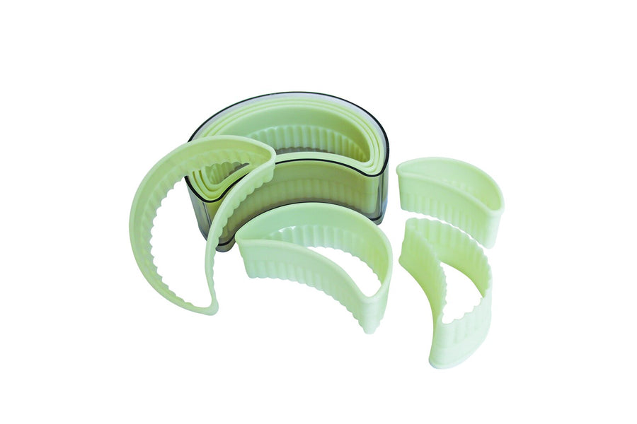 Schneider Ausstechersatz Halbmond, gezackt 7-teilig, Material: Nylon