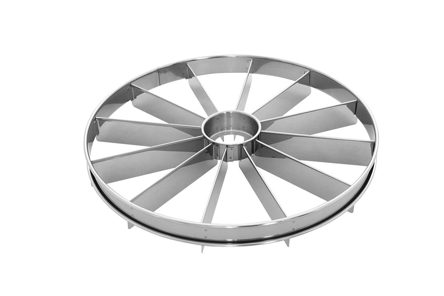 Schneider 12'li pasta dilimleme aparatı, paslanmaz çelik, Ø 330 mm x 45 mm