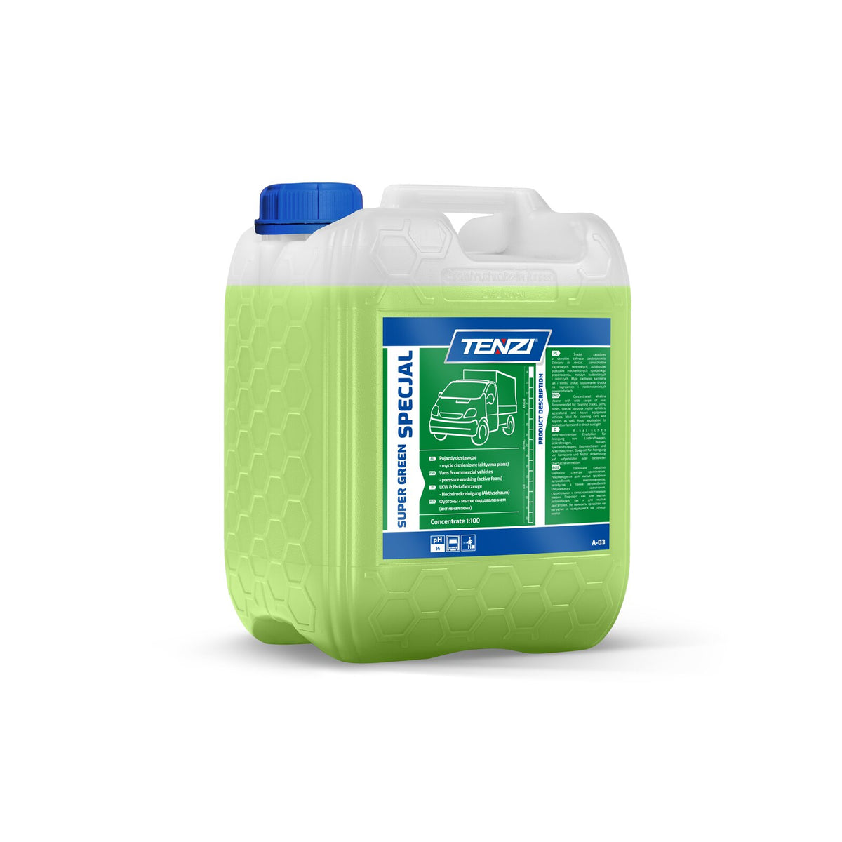 Tenzi Super Green Specjal LKW-Reiniger Konzentrat 5 L – Kanister