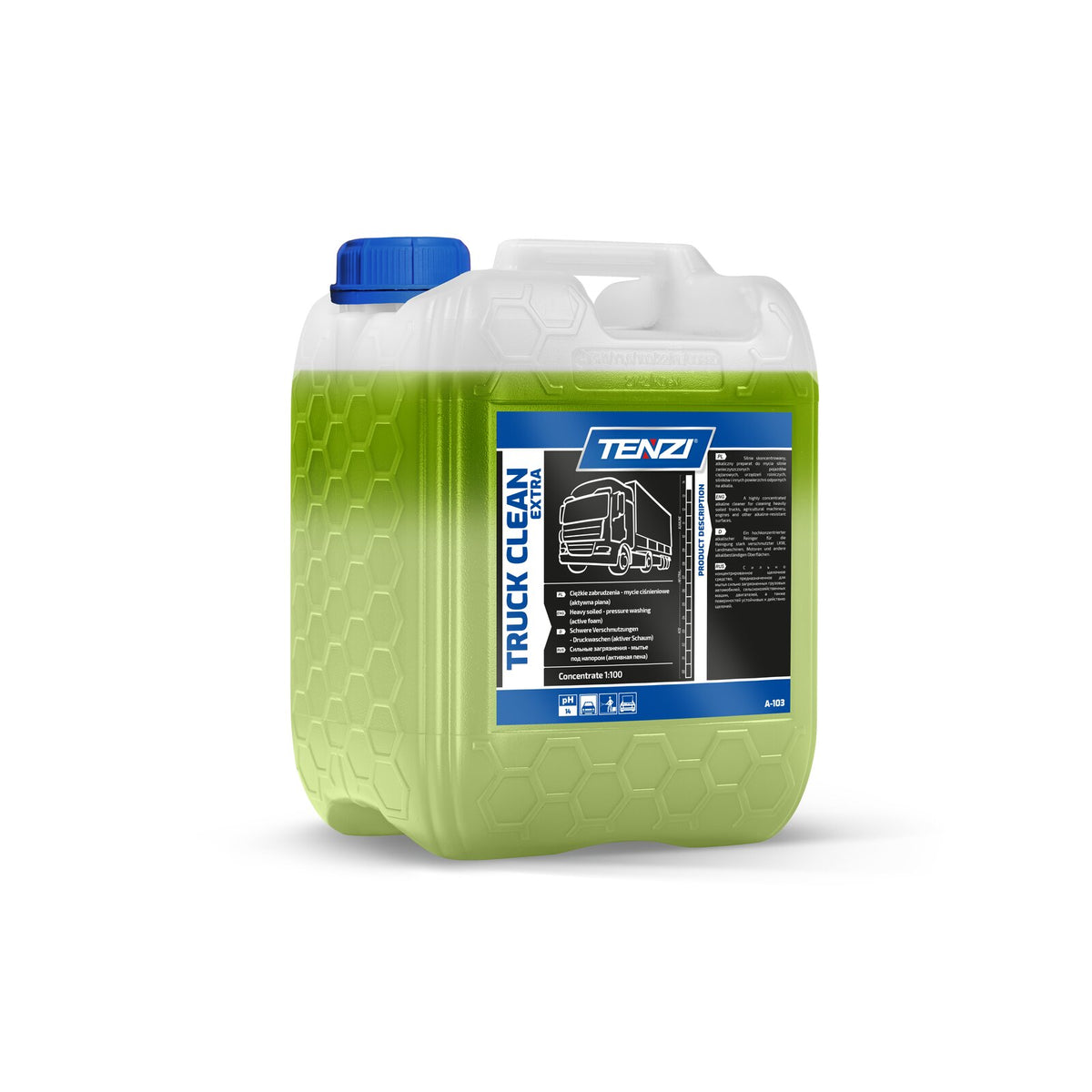 Tenzi Truck Clean EXTRA Aktivschaum LKW-Reiniger Konzentrat 5 L – Kanister