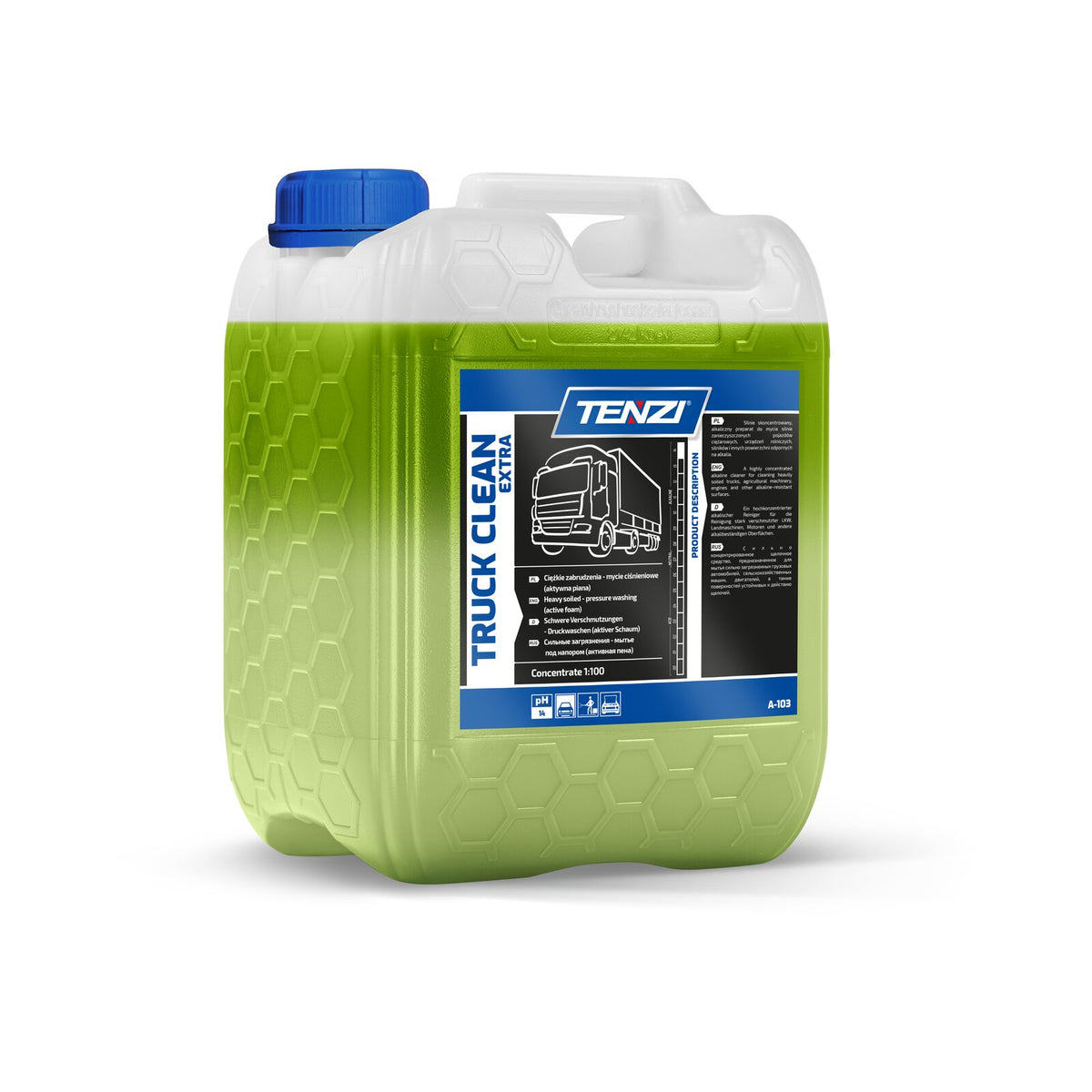 Tenzi Truck Clean EXTRA Aktivschaum LKW-Reiniger Konzentrat 10 L – Kanister