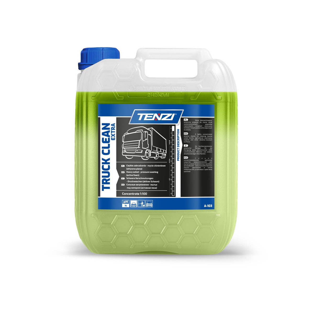 Tenzi Truck Clean EXTRA Aktivschaum LKW-Reiniger Konzentrat 10 L – Kanister