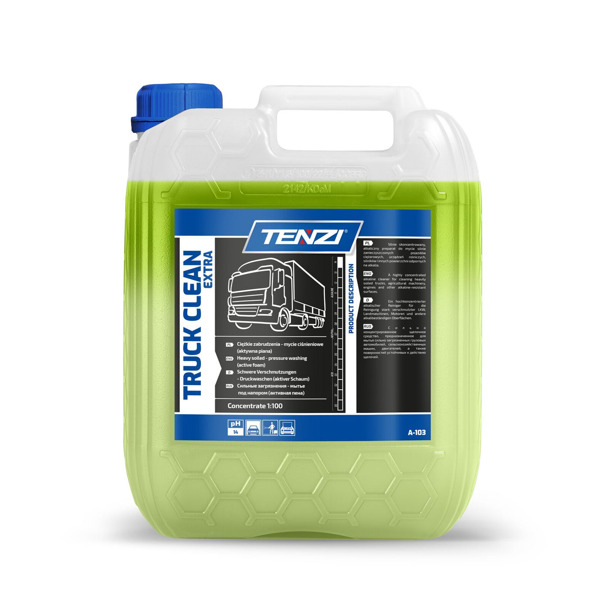 Tenzi Truck Clean EXTRA Aktivschaum LKW-Reiniger Konzentrat 20 L – Kanister