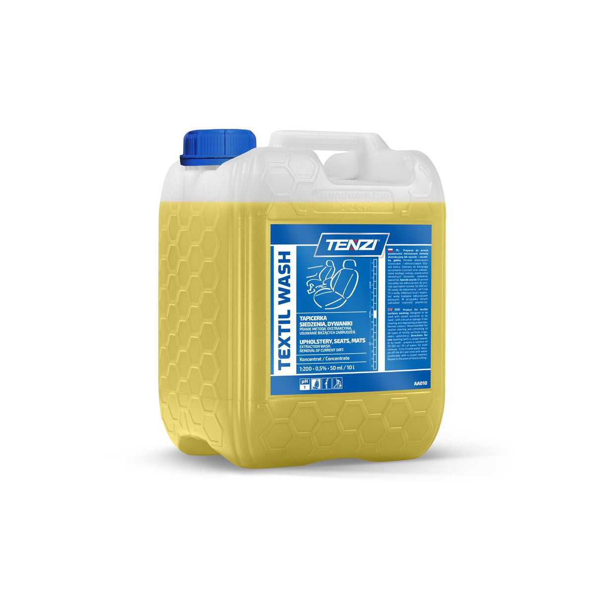 Tenzi Textil Wash Polsterreiniger & Teppichreiniger Konzentrat 5 L – Kanister
