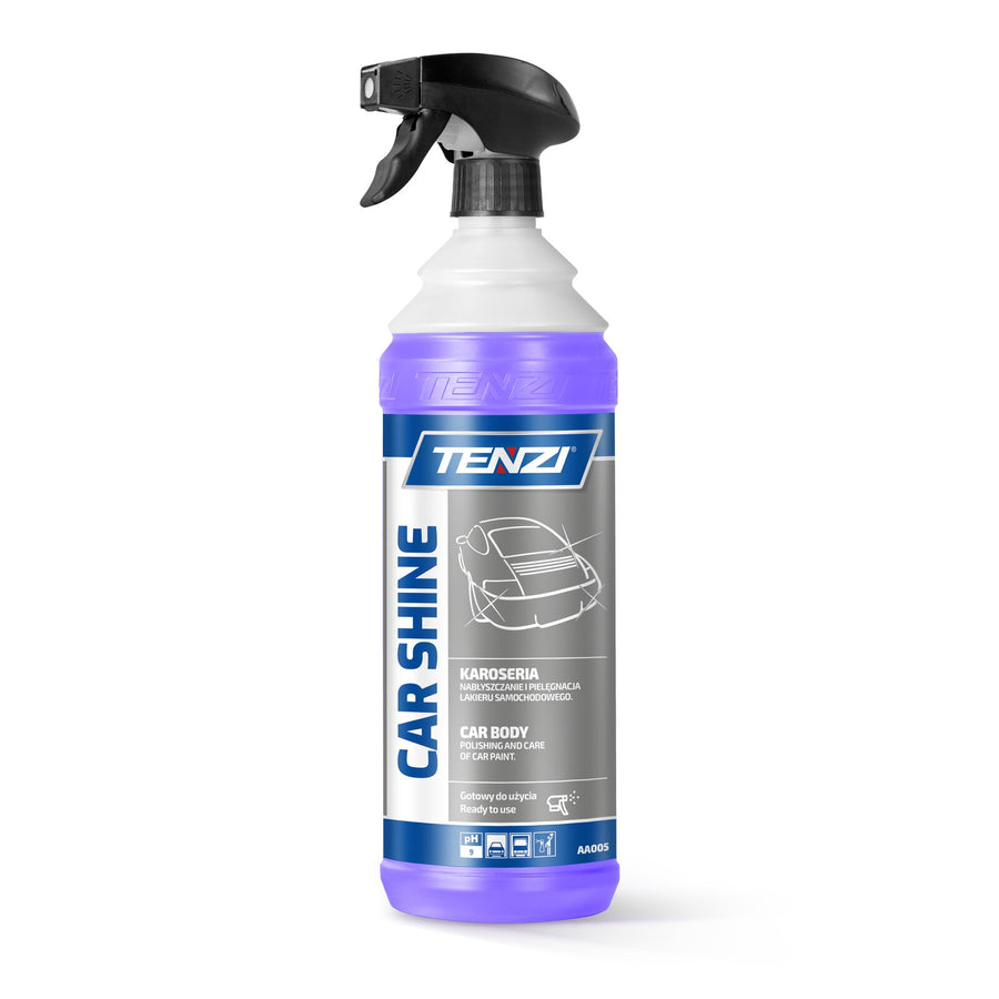 Tenzi Car Shine Lackpflege Glanzspray 1 L – Sprühflasche mit Sprühkopf