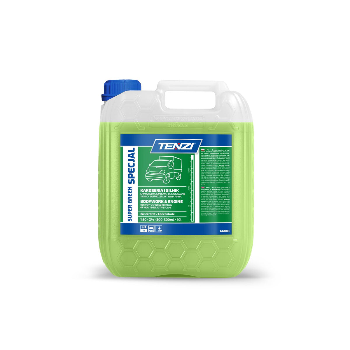 Tenzi Super Green Specjal LKW-Reiniger Konzentrat 5 L – Kanister
