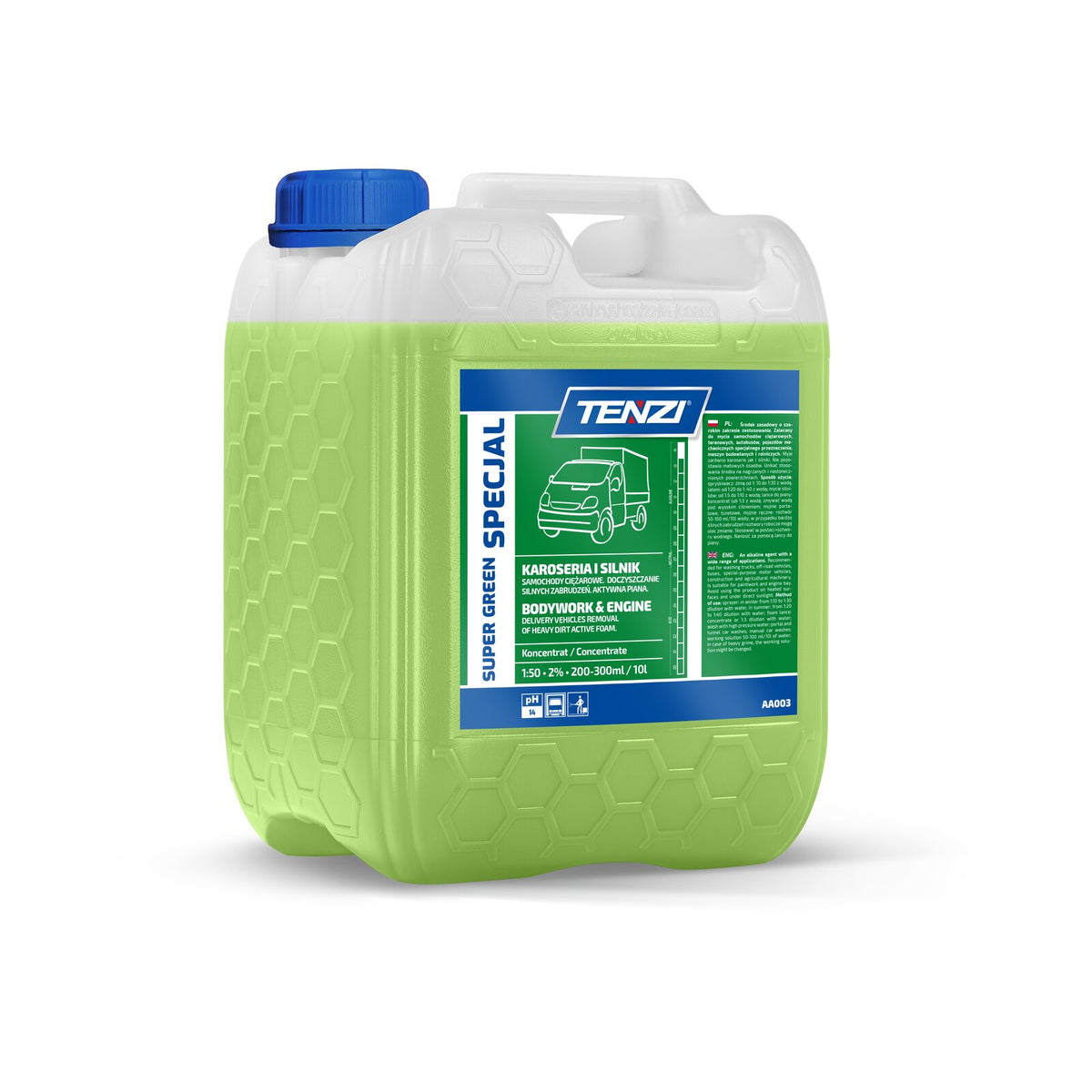 Tenzi Super Green Specjal LKW-Reiniger Konzentrat 10 L – Kanister