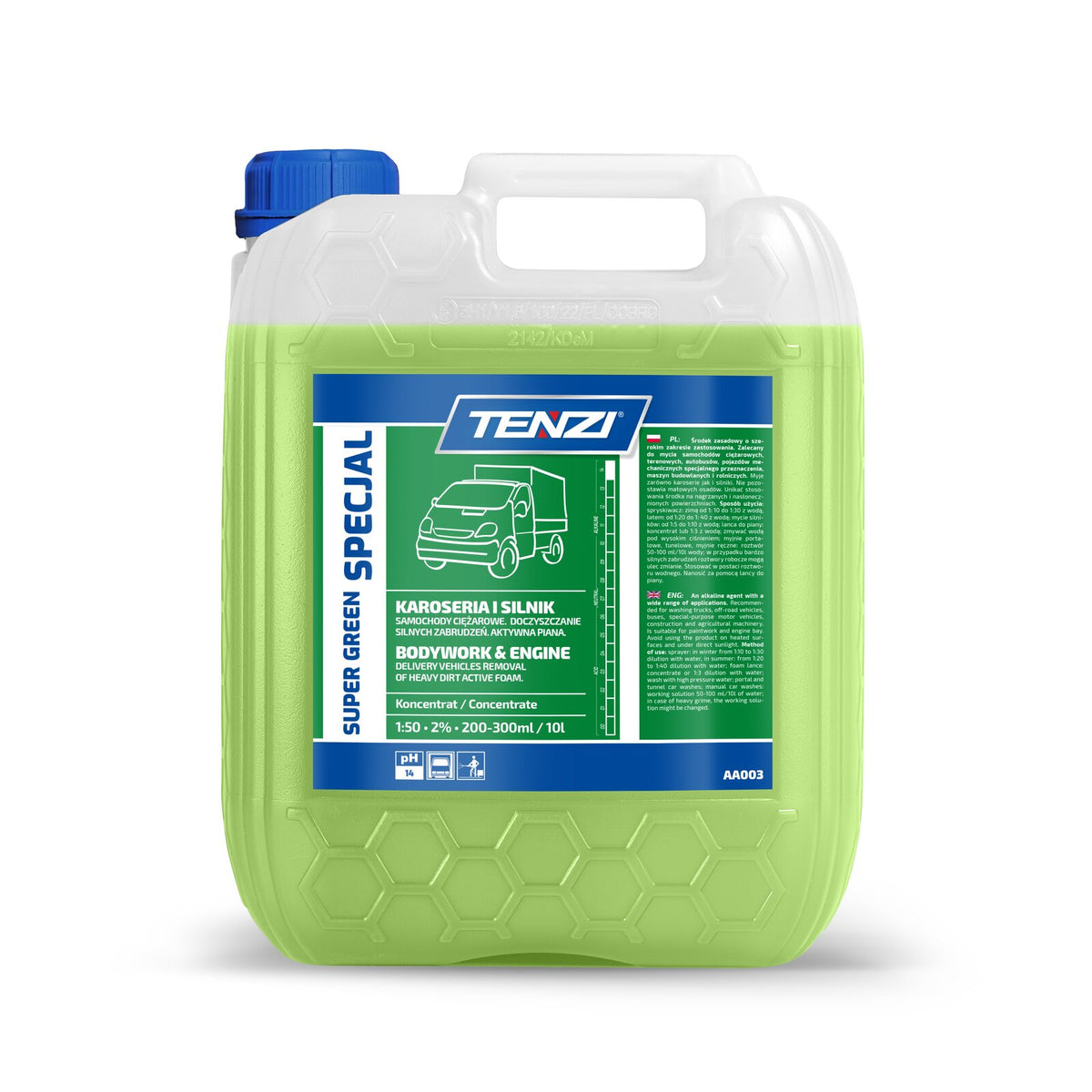 Tenzi Super Green Specjal LKW-Reiniger Konzentrat 20 L – Kanister