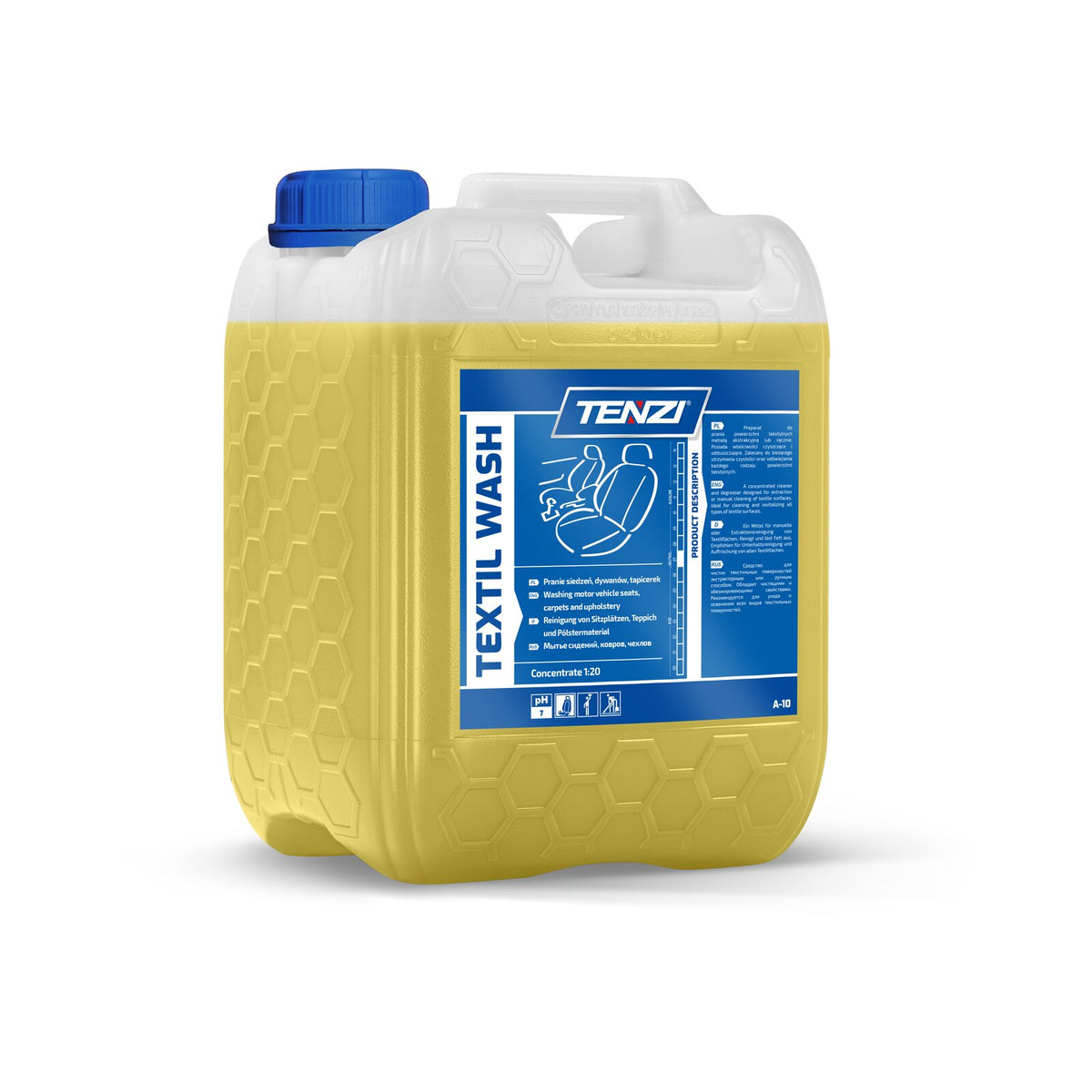 Tenzi Textil Wash Polsterreiniger & Teppichreiniger Konzentrat 10 L – Kanister