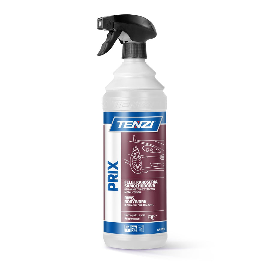 Tenzi PRIX GT Flugrostentferner & Felgenreiniger 1 L – Sprühflasche mit Sprühkopf