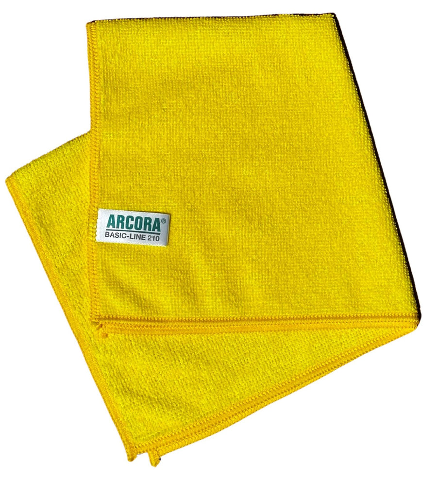 ARCORA Basic-Line Microfasertuch, Gelb, 40 x 40 cm, 200 Stück