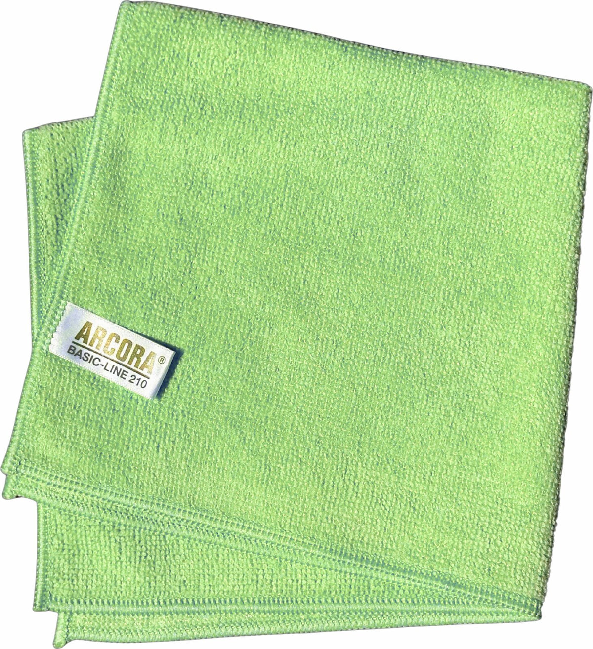ARCORA Basic-Line микрофибърна кърпа, зелена, 40 x 40 см, 200 броя