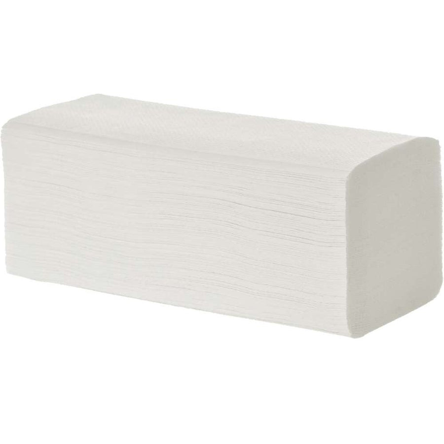 Falthandtücher 2-lagig weiß, ZZ-Falzung 25 x 23 cm – 4.000 Stück