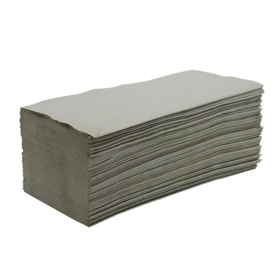 Falthandtücher 1-lagig natur, ZZ-Falzung 25 x 23 cm – 5.000 Stück