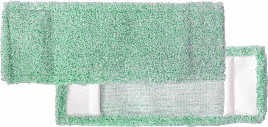 ARCORA Micro Green 2.0 FC Microfaser-Moppbezug mit Farbcodierung ohne Deckblatt, Grün, 40 cm, 75 Stück