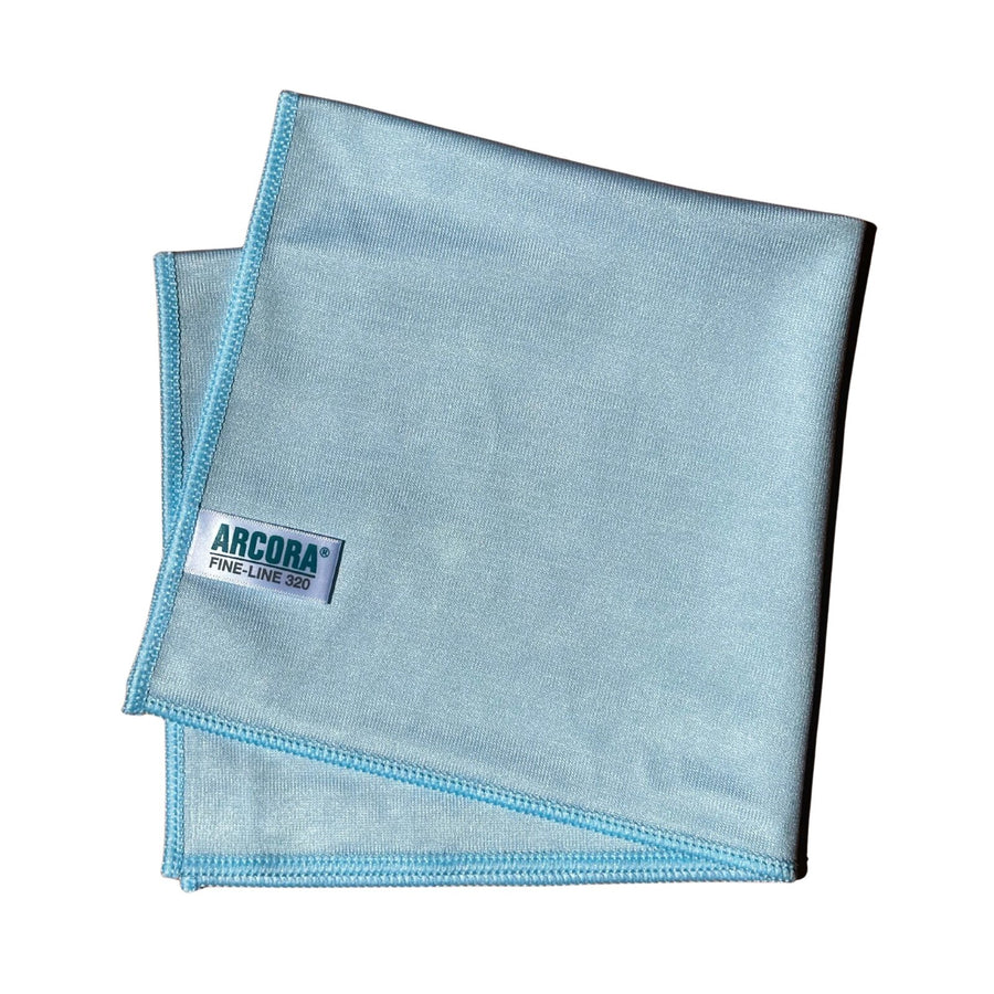 ARCORA Fine-Line Microfaser Glastuch, Blau, 40 x 40 cm, 200 Stück