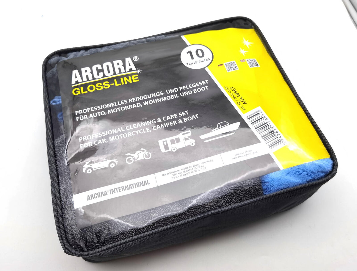ARCORA Gloss-Line комплект за почистване, 10 части, 6 броя