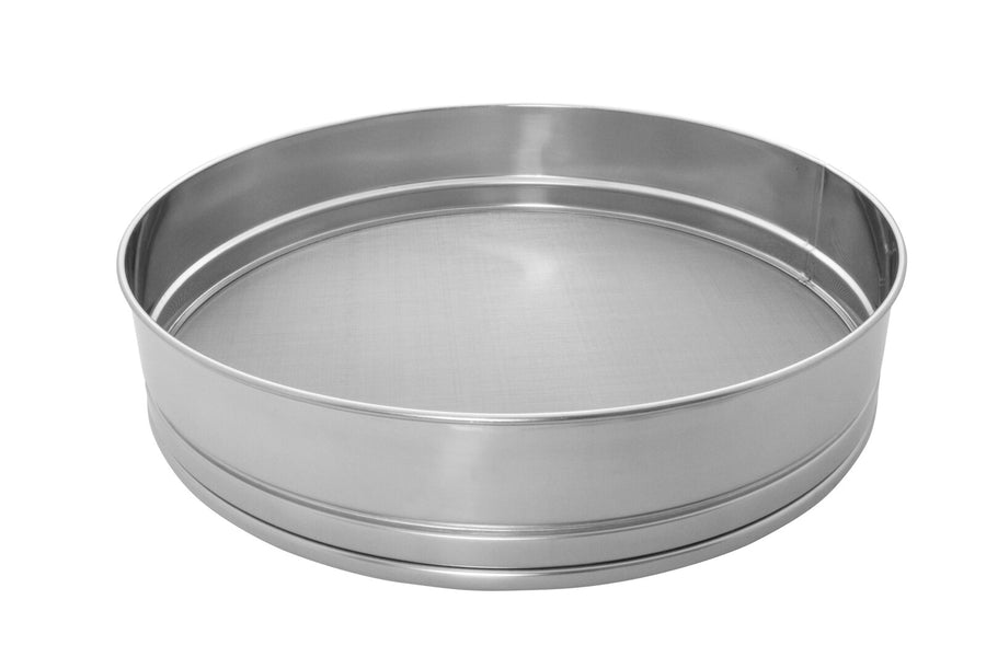 Schneider Mehl- und Zuckersieb aus Edelstahl, Ø 400 mm, Höhe: 80 mm