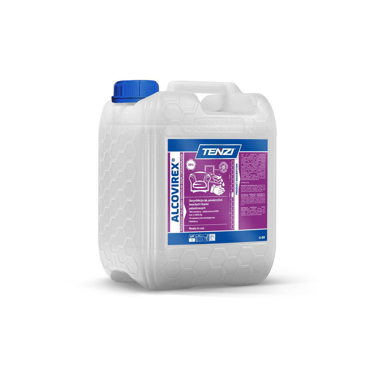 Tenzi ALCOViREX Hände- & Flächendesinfektion 5 L – Kanister
