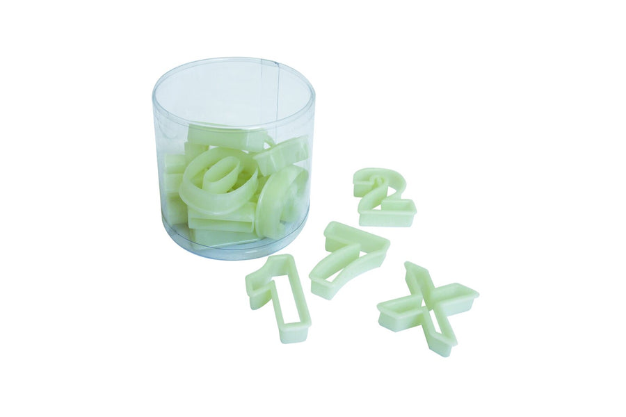 Schneider Ausstechersatz Zahlen 15-teilig, Material: Nylon, hitzebeständig bis
