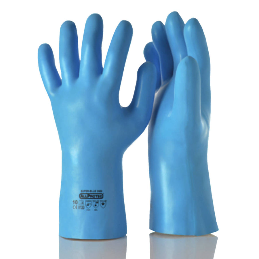 VATER Allprotec Blue-Care Chemikalienschutzhandschuh