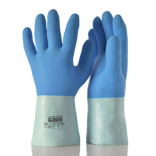 Allprotec Blue Grip Plus Arbeitshandschuh, Größe 8