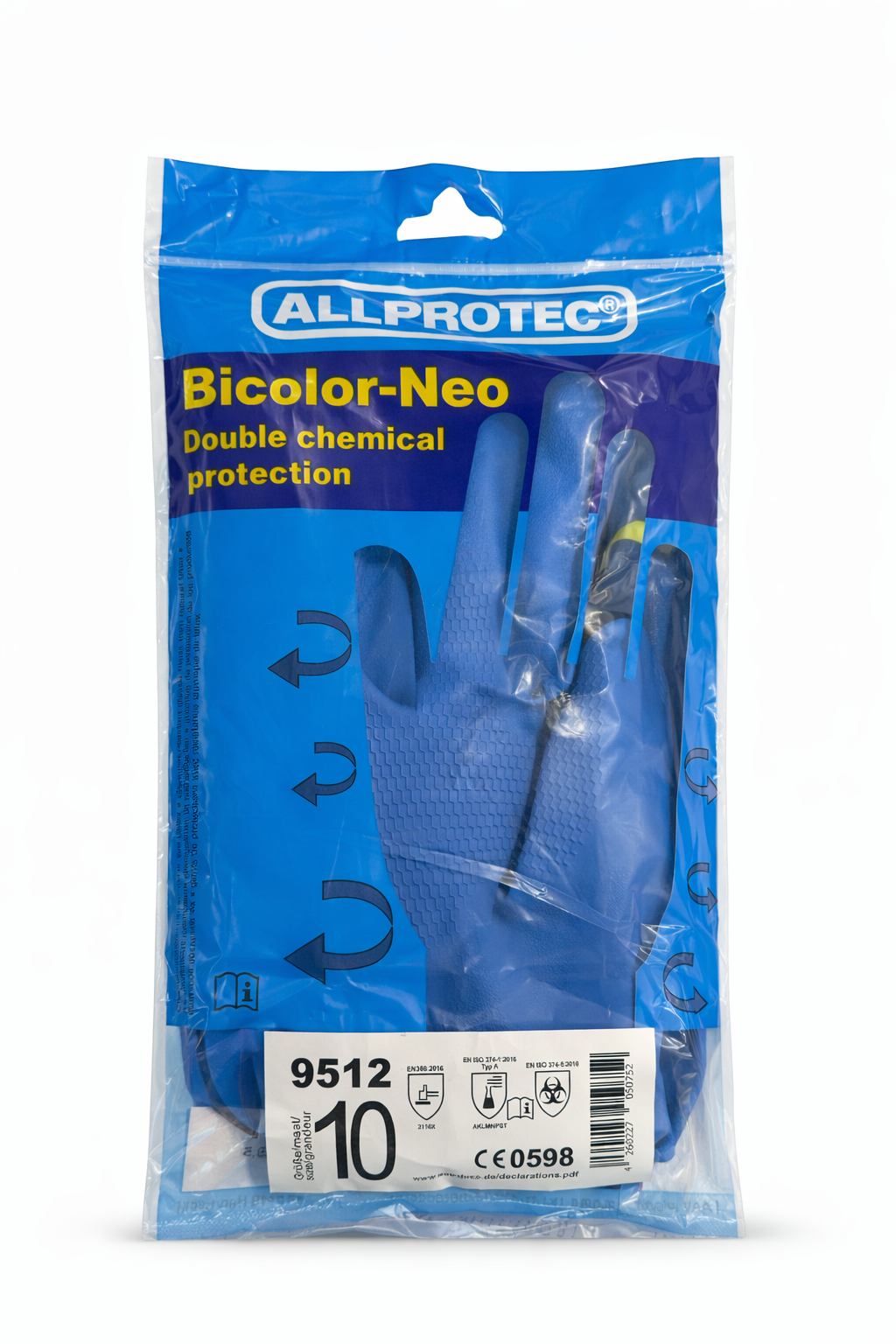 VATER Allprotec Biocolor-Neo Ръкавици за химическа защита