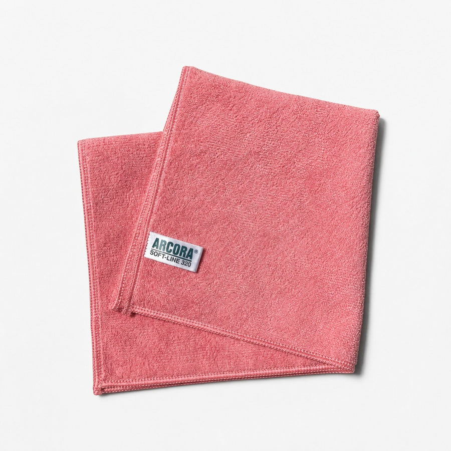 ARCORA Soft-Line Microfasertuch, Rosa, 40 x 40 cm, 200 Stück