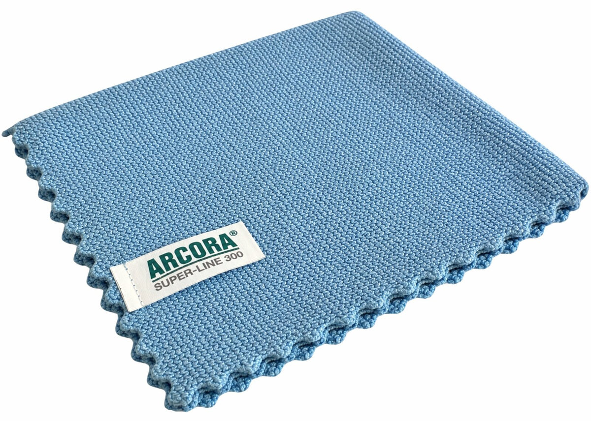 ARCORA Super-Line микрофибърна кърпа, синя, 32 x 33 см, 200 броя