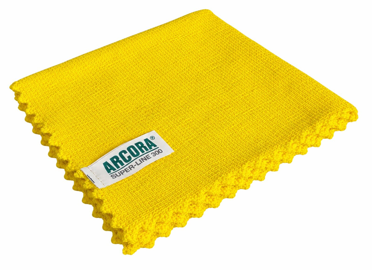 Микрофибърна кърпа ARCORA Super-Line, жълта, 32 x 33 см, 200 броя